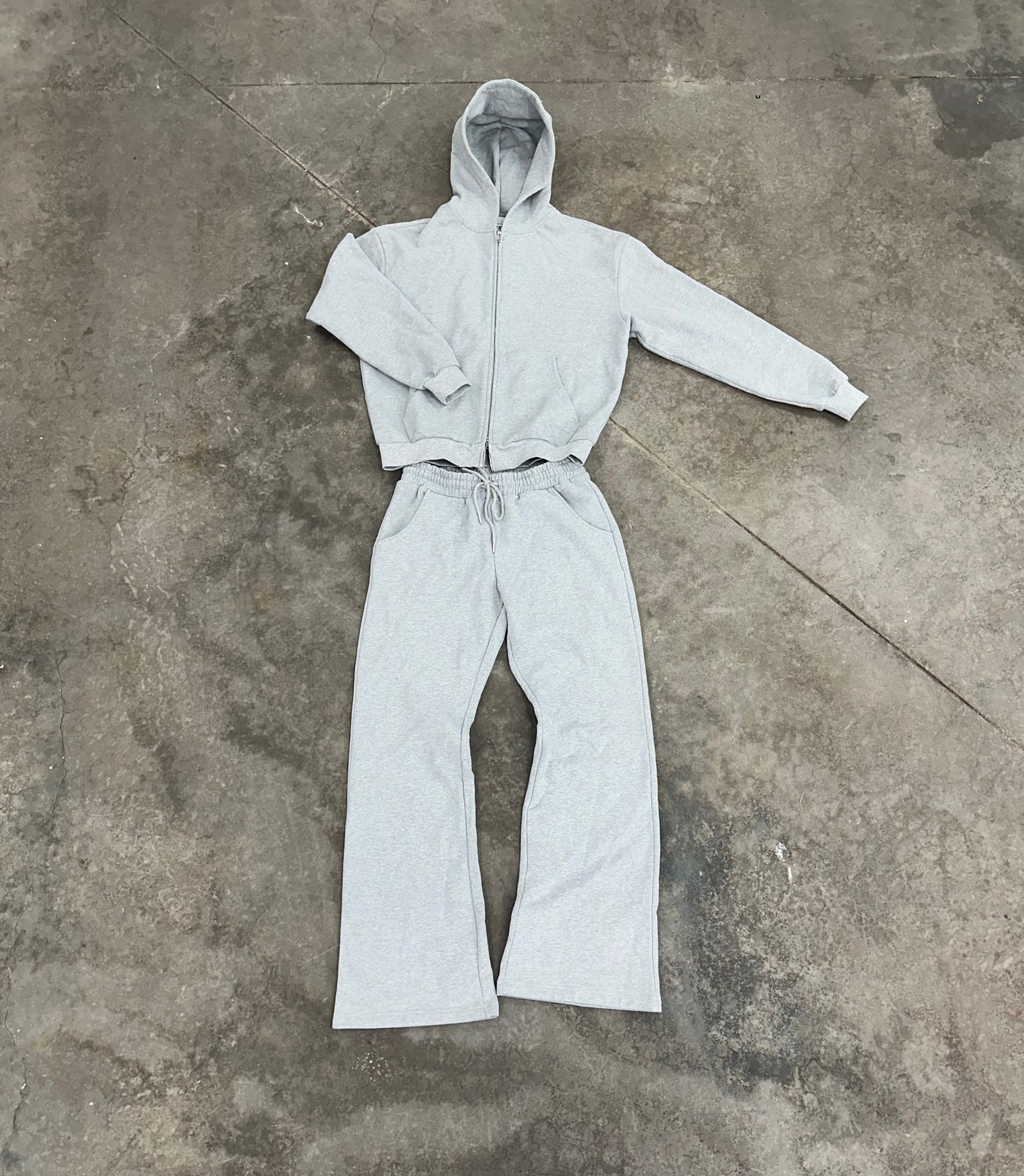 Grey Top and Bottom Set